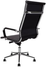 Der perfekte Chefsessel im schwarzen Lederlook Der perfekte Chefsessel im schwarzen Lederlook