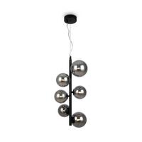 Pendelleuchte Dallas - Schwarz/Grau, Trend, Glas/Metall (29/170cm) - MAYTONI