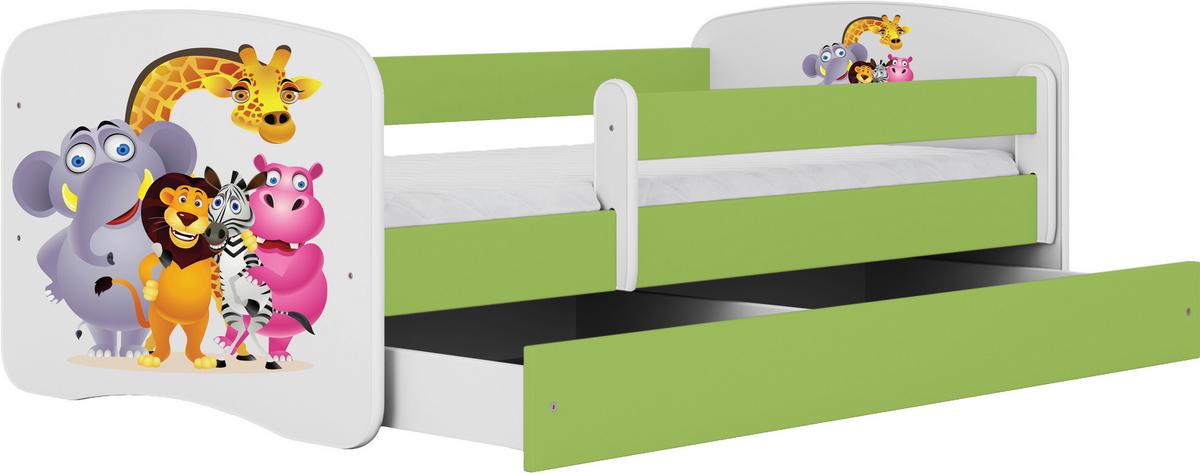 Kinder-/Juniorbett Babydreams inkl. Matratze 80x160 - Birkefarben/Weiß, MODERN, Holz/Holzwerkstoff (80/160cm) - MID.YOU