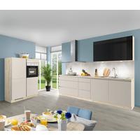 Zweizeilige Küche Ip1200 270 + 120cm Kieselgrau - Basics, Holzwerkstoff (390cm) - Impuls