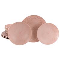 Tafelservice Catania Peach 12-Tlg., Rosa - Rosa, Basics, Keramik - Creatable