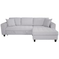Ecksofa Moritz Beigebraun S: ca. 265x155 cm - Taupe, Trend, Textil (265/155cm)