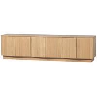 Lowboard Zuma Eichefarben B: 200cm - Eichefarben, Design, Holz (200/52/45cm) - Livetastic