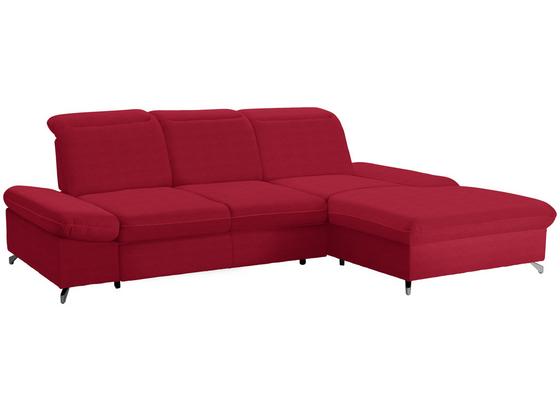 Wohnlandschaft In L-Form Credo ca. 297x200 cm - Chromfarben/Rot, MODERN, Textil (297/200cm) Wohnlandschaft In L-Form Credo ca. 297x200 cm - Chromfarben/Rot, MODERN, Textil (297/200cm)