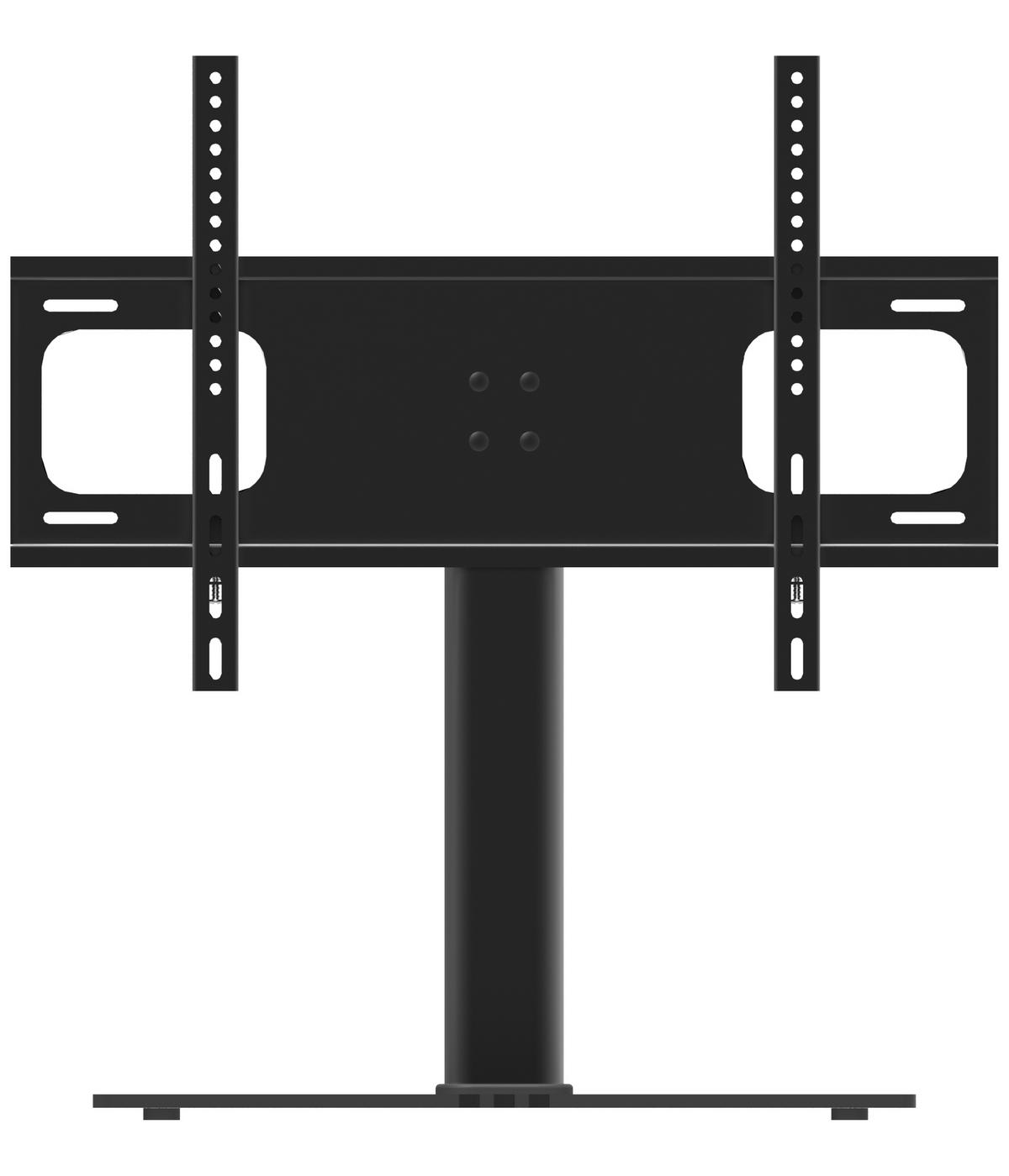 TV-Rack B-Tts 600 Max. 30 Kg - Schwarz, Basics, Glas/Metall (66/67,4/25cm) - MID.YOU