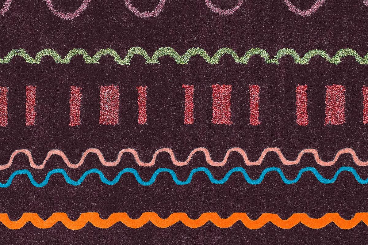 Webteppich Violett Spirit 170x240 cm - Violett/Multicolor, Basics, Textil (170/240cm) - Kayoom