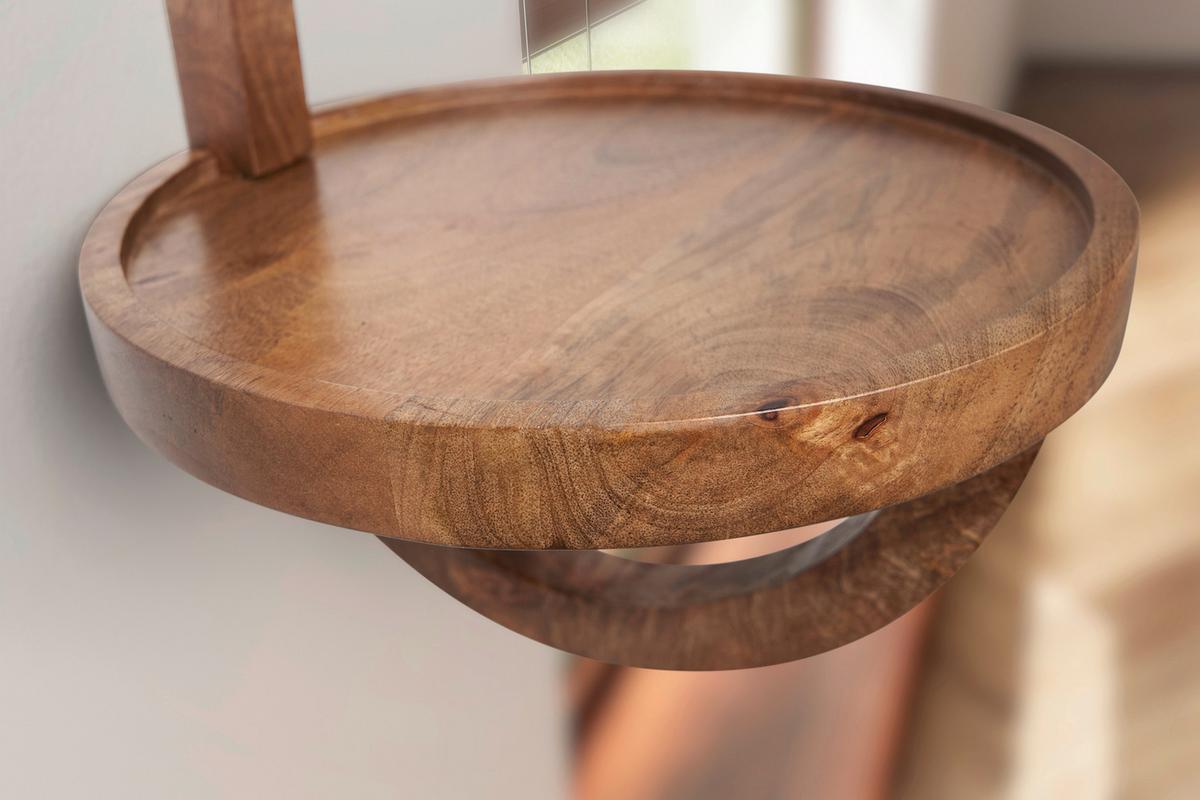 Wandregal Naturfarben, B: 30 Cm - Naturfarben, Natur, Holz (30/33/30cm) - MID.YOU