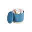 Hocker Velvet B: 35 cm Blau - Blau/Goldfarben, MODERN, Holzwerkstoff/Textil (35/35/35cm) Hocker Velvet B: 35 cm Blau - Blau/Goldfarben, MODERN, Holzwerkstoff/Textil (35/35/35cm)