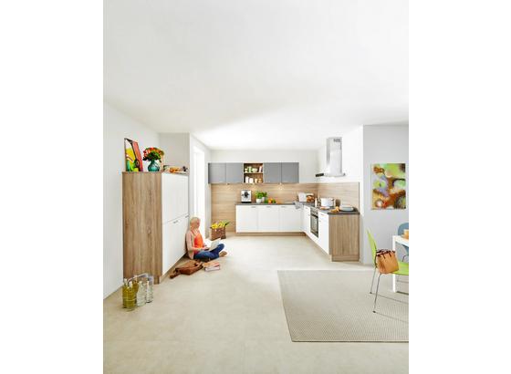 Einbauküche in L-Form Win 305x245 cm Weiß/bergeiche - MODERN, Holzwerkstoff - Express Einbauküche in L-Form Win 305x245 cm Weiß/bergeiche - MODERN, Holzwerkstoff - Express