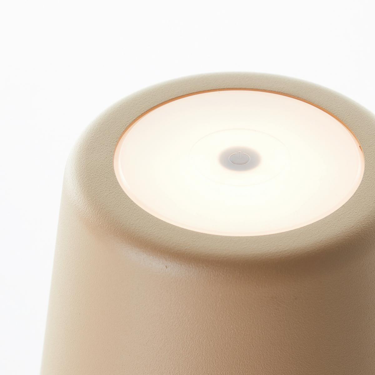 Akku-tischleuchte G90939/18 Kaami - Cappuccino, Basics, Kunststoff/Metall (10/37cm)