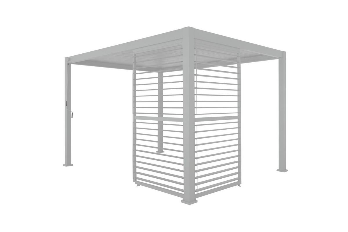 Lamellenteil Deluxe/Classic Weiss - verstellbar - Basics (123/240/10cm) - Gardenson