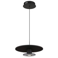 LED-Hängeleuchte 15647s - Schwarz, Basics, Kunststoff/Textil (38/150cm) - Globo