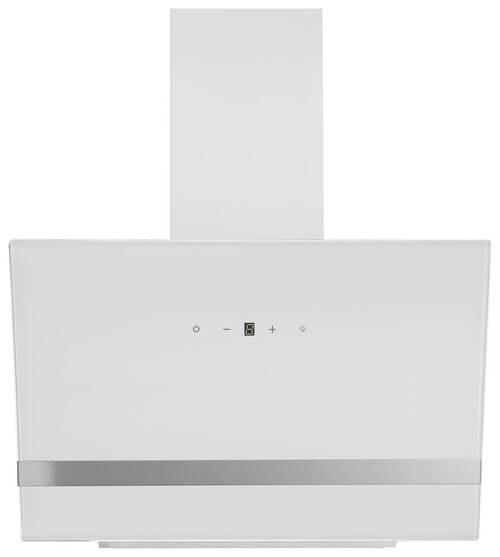 Kopffreihaube Respekta Hera Metall/Glas Weiß B: 59,5cm Led - Weiß, Trend, Glas/Metall (59,5/74,2-109,2/38,5cm) - Respekta