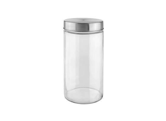 Dóza Na Potraviny Peter - čiré/barvy nerez oceli, Moderní, kov/sklo (11/22cm) - Mömax modern living Dóza Na Potraviny Peter - čiré/barvy nerez oceli, Moderní, kov/sklo (11/22cm) - Mömax modern living