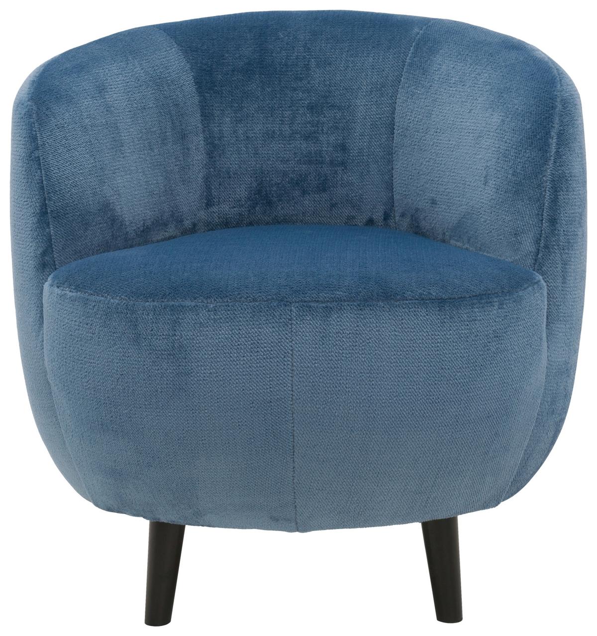 Sessel Looks Xiv - Blau/Schwarz, Design, Textil (72/72/76cm) - LOOKS by W.Joop