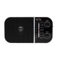 Táskarádió Sal Rpr 8 - fekete, Basics, műanyag (14/12/21cm)