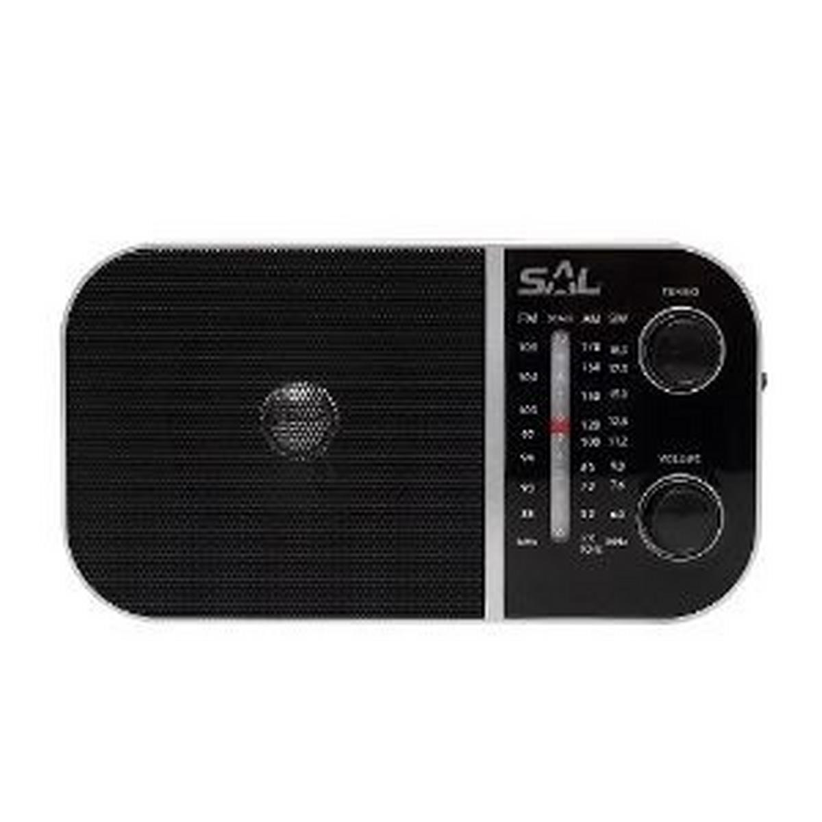 Táskarádió Sal Rpr 8 - fekete, Basics, műanyag (14/12/21cm)