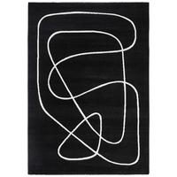 Webteppich Artist Schwarz/Weiß 200x290 cm - Schwarz, Design, Textil (200/290cm) - Esprit
