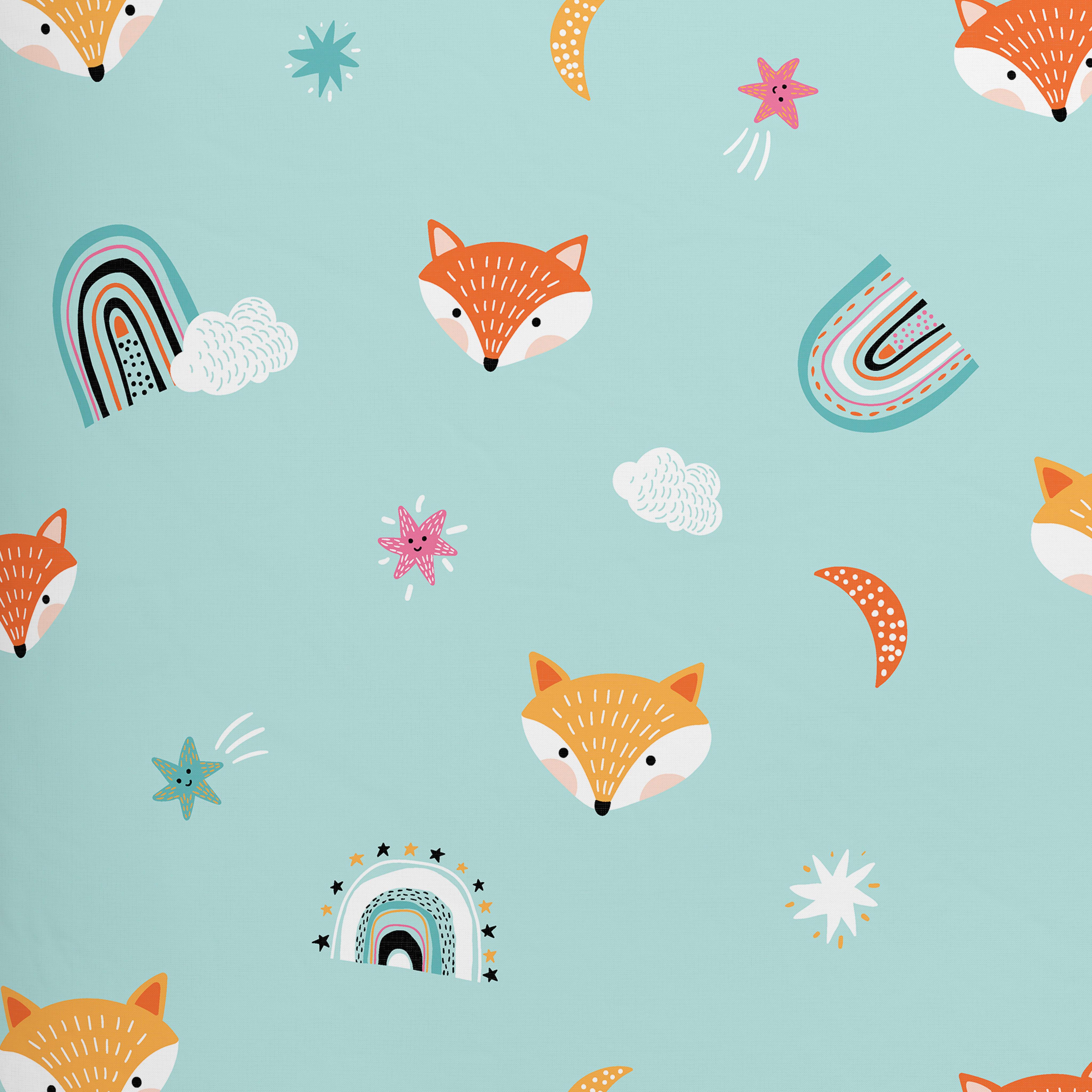 Luca Bessoni Babybettwäsche 135x100 cm Lilli Fuchs-Motiv Baumwolle