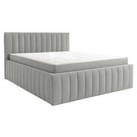 Čalúnená posteľ ORINOCO PL: 180/200 cm, sivá - sivá, Modern, kov/drevo (180/200cm) - Mömax