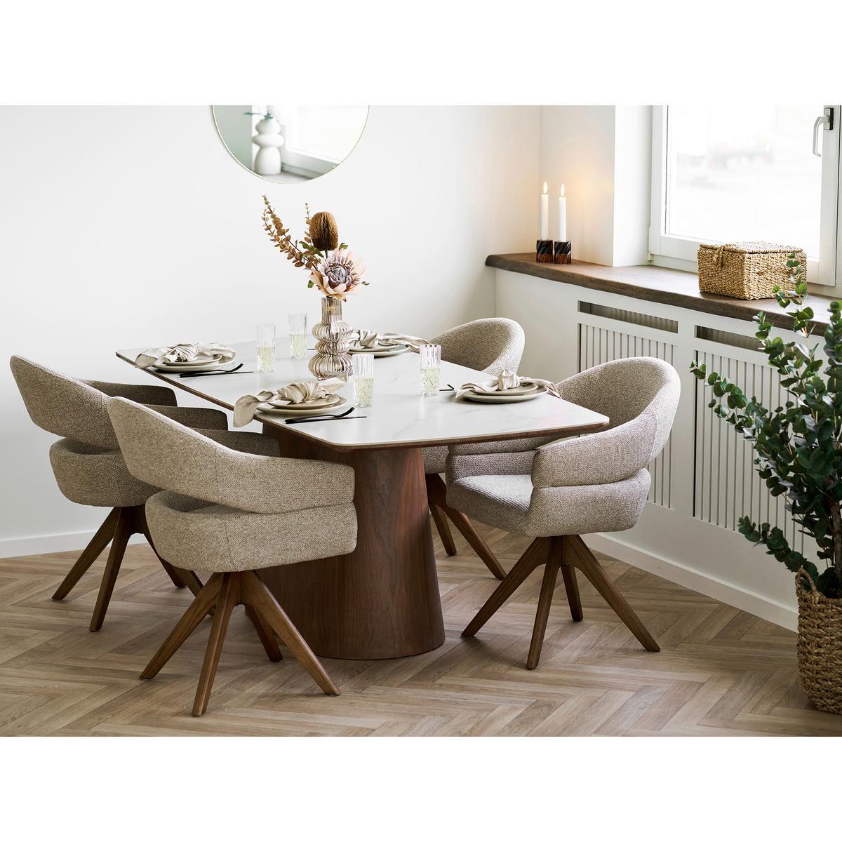 Speisetellerset Beige Viola Dinner Plate - Beige, Basics, Keramik