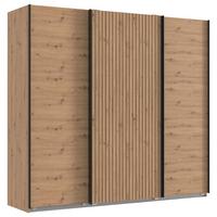 Schwebetürenschrank Andorra Eiche Artisan B: 250 Cm - Eiche Artisan, MODERN, Holzwerkstoff (250/216/65cm) - MID.YOU