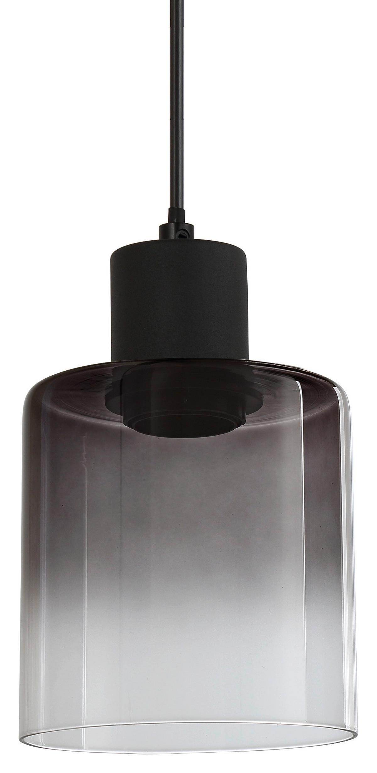 Závesné svietidlo ESTELLE, bez 3xE27 max. 25W - čierna, kov/plast (64/12/120cm) - Mömax