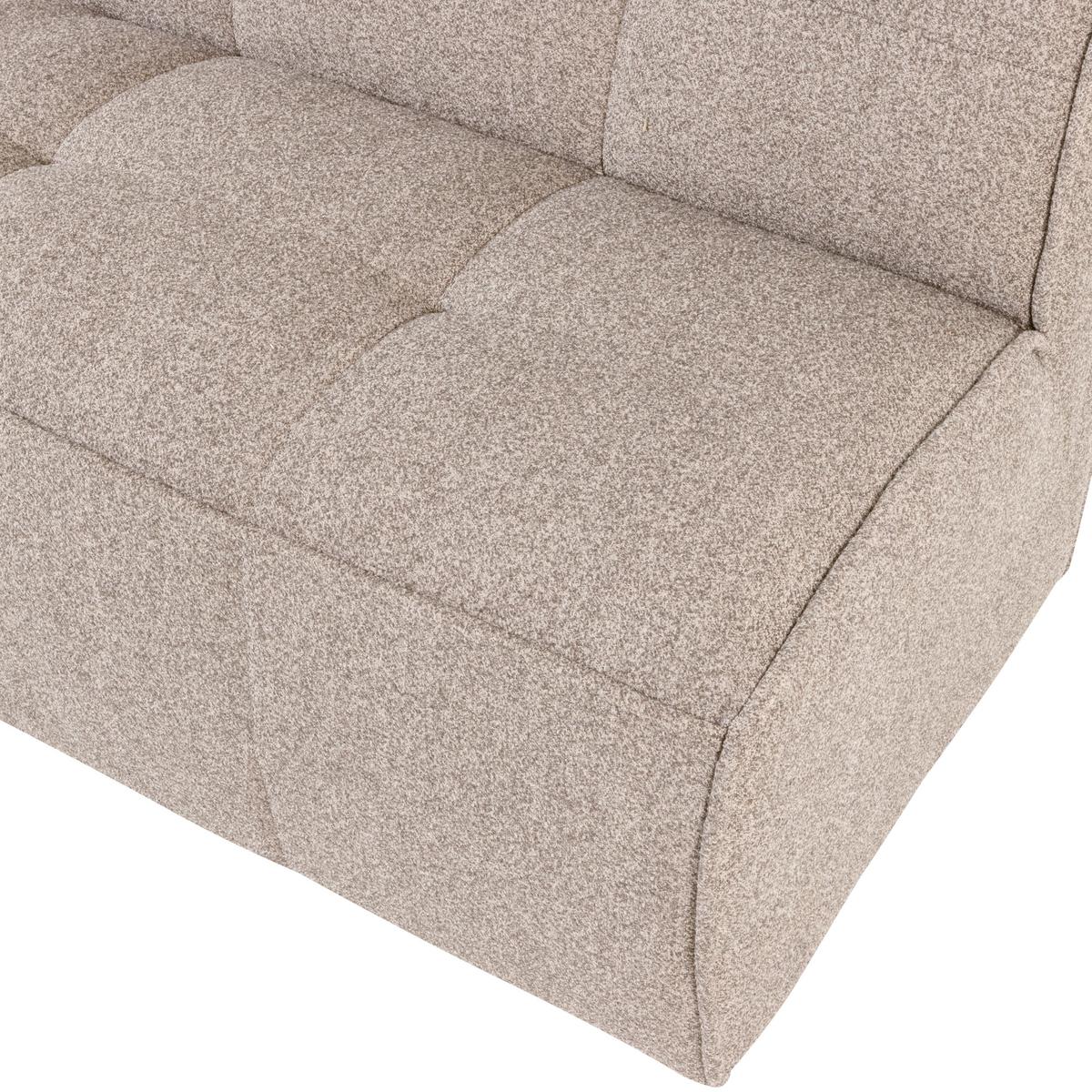 SITZBANK Cluster Khaki B: 164cm - Khaki/Schwarz, MODERN, Textil (164/86/75cm) - Livetastic