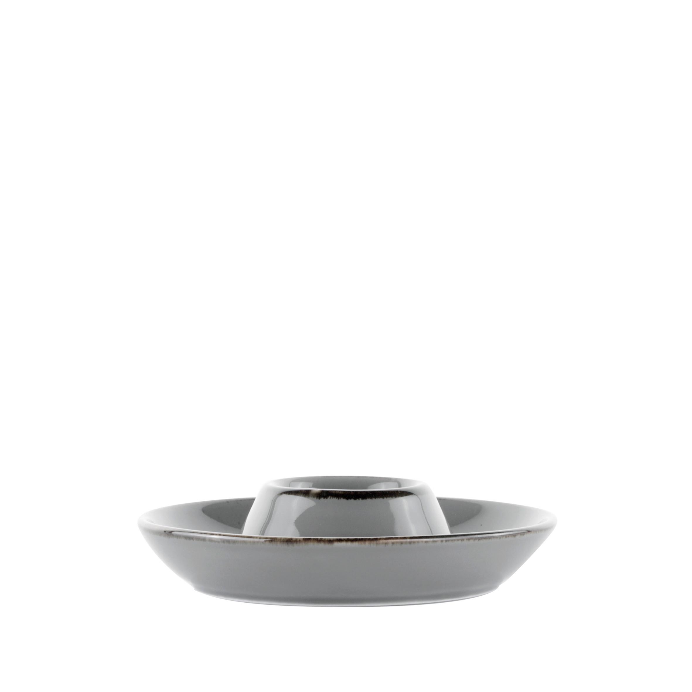 kalíšek na vejce CAPRI - šedá, Moderní, keramika (14cm) - Mömax