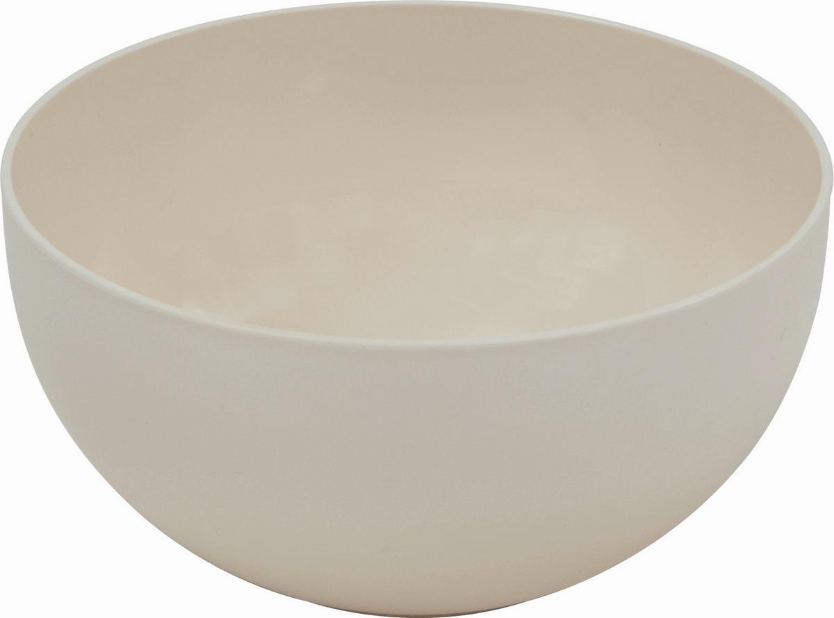 Schüssel Kunststoff Creme Gene DxH: 32x15 cm - Creme, KONVENTIONELL, Kunststoff (32/15cm) - James Wood