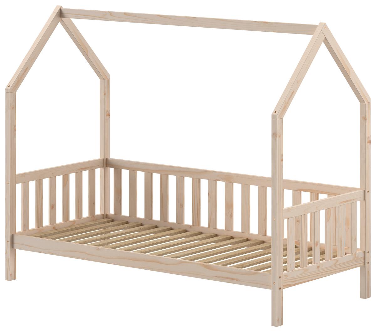 Hausbett Cabane Kieferfarben 90x200cm - Naturfarben/Kieferfarben, Natur, Holz (90/200cm) - Vipack