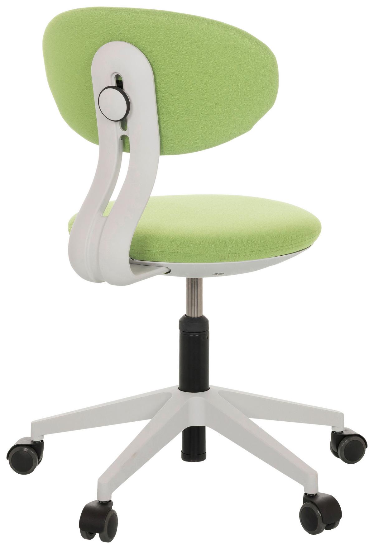 Jugenddrehstuhl Minimovo - Weiß/Grau, Basics, Kunststoff/Textil (42/66-87/52cm) - MID.YOU