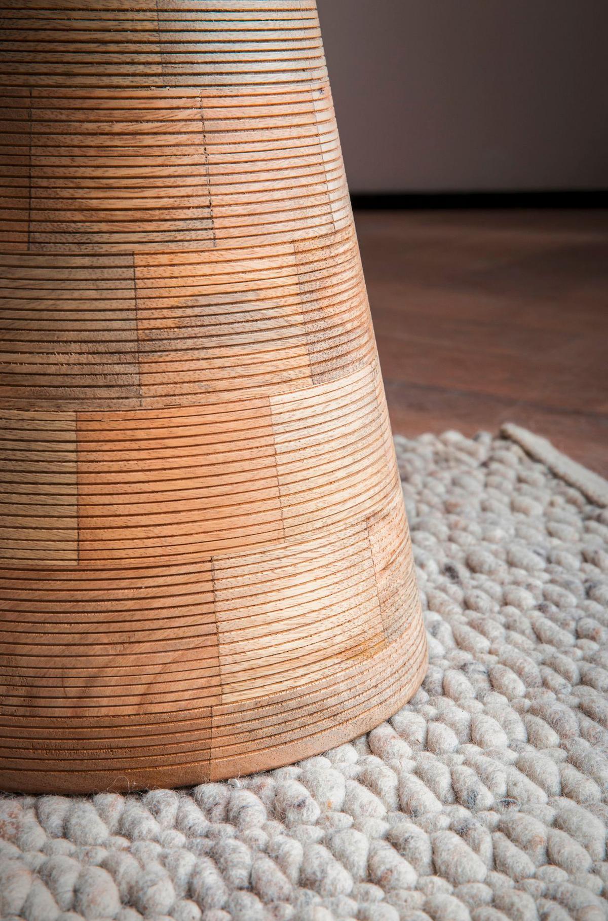 Beistelltisch Braun B: 37 Cm - Braun, Design, Holz (37/37/45cm) - Livetastic