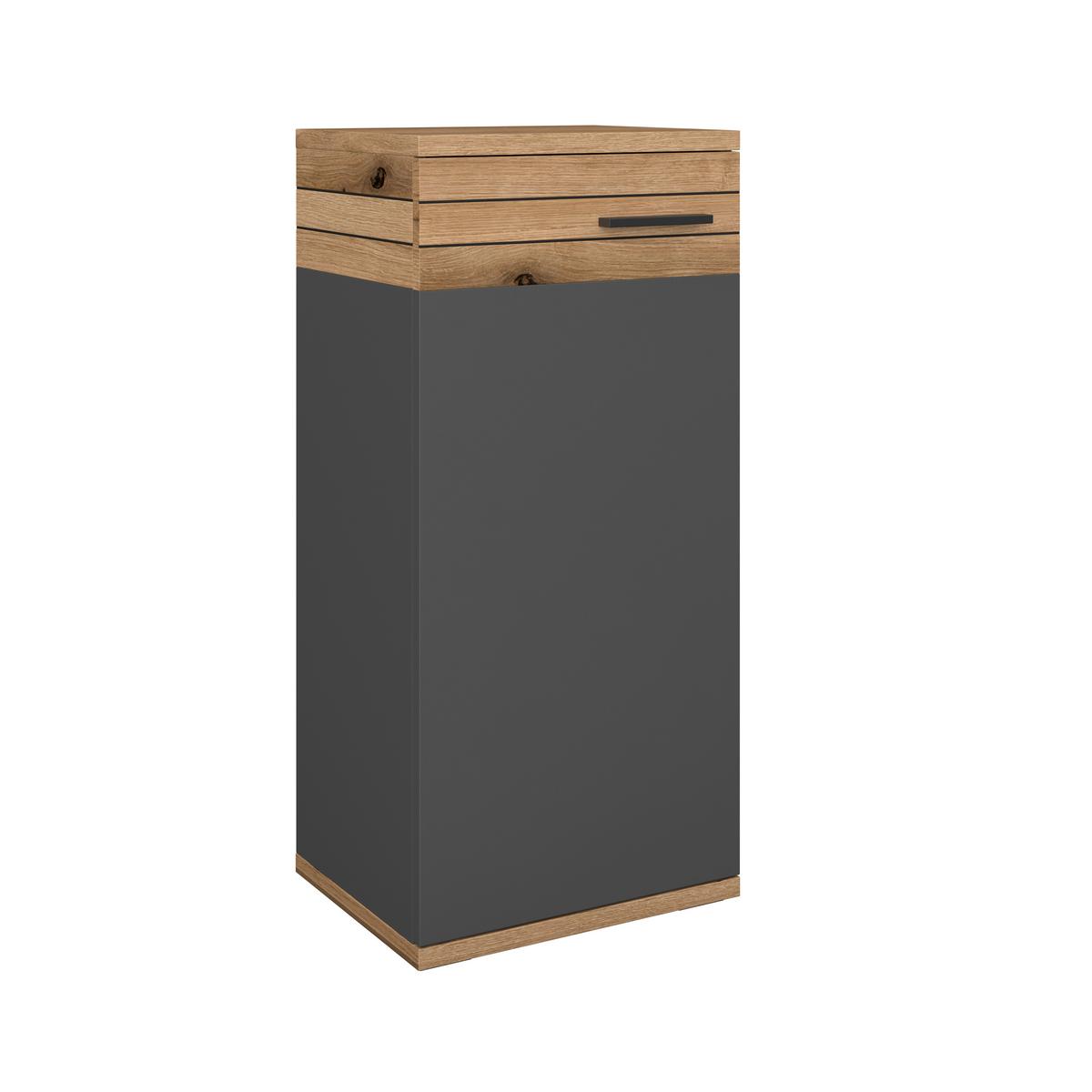Badezimmer Unterschrank Cotia Cotls 4 BxH 40x86 cm - Eichefarben/Anthrazit, MODERN, Holzwerkstoff (40/86/30cm) - James Wood