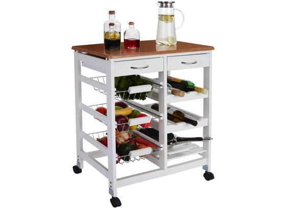 Servírovací Vozík James - hnedá/čierna, Moderný, kov/drevo (66/76/36cm) Servírovací Vozík James - hnedá/čierna, Moderný, kov/drevo (66/76/36cm)