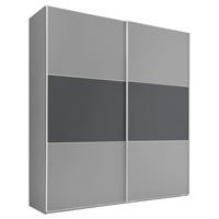 Tolóajtós Szekrény Includo 167/222 Cm - világosszürke/sötétszürke, Modern, faalapú anyag (167/222/68cm)