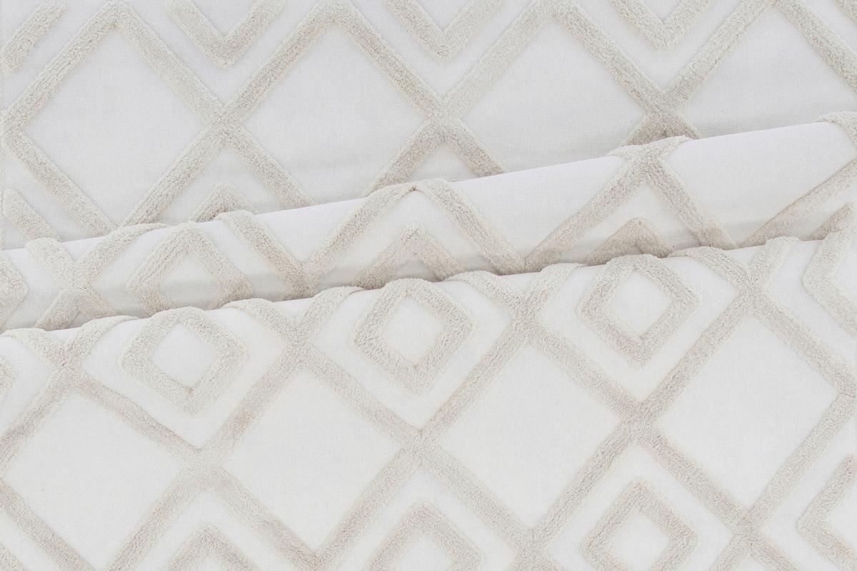 Flachwebteppich Towa - Weiß, LIFESTYLE, Textil (160/230cm) - P & B