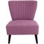 Stuhl Odense Rosa - Rosa, MODERN, Holz/Textil (64/82/66cm) - Ombra