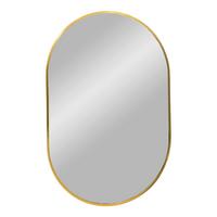 Wandspiegel Madrid Messingfarben B: 80 Cm - Messingfarben, Basics, Glas/Metall (80/50/3cm)
