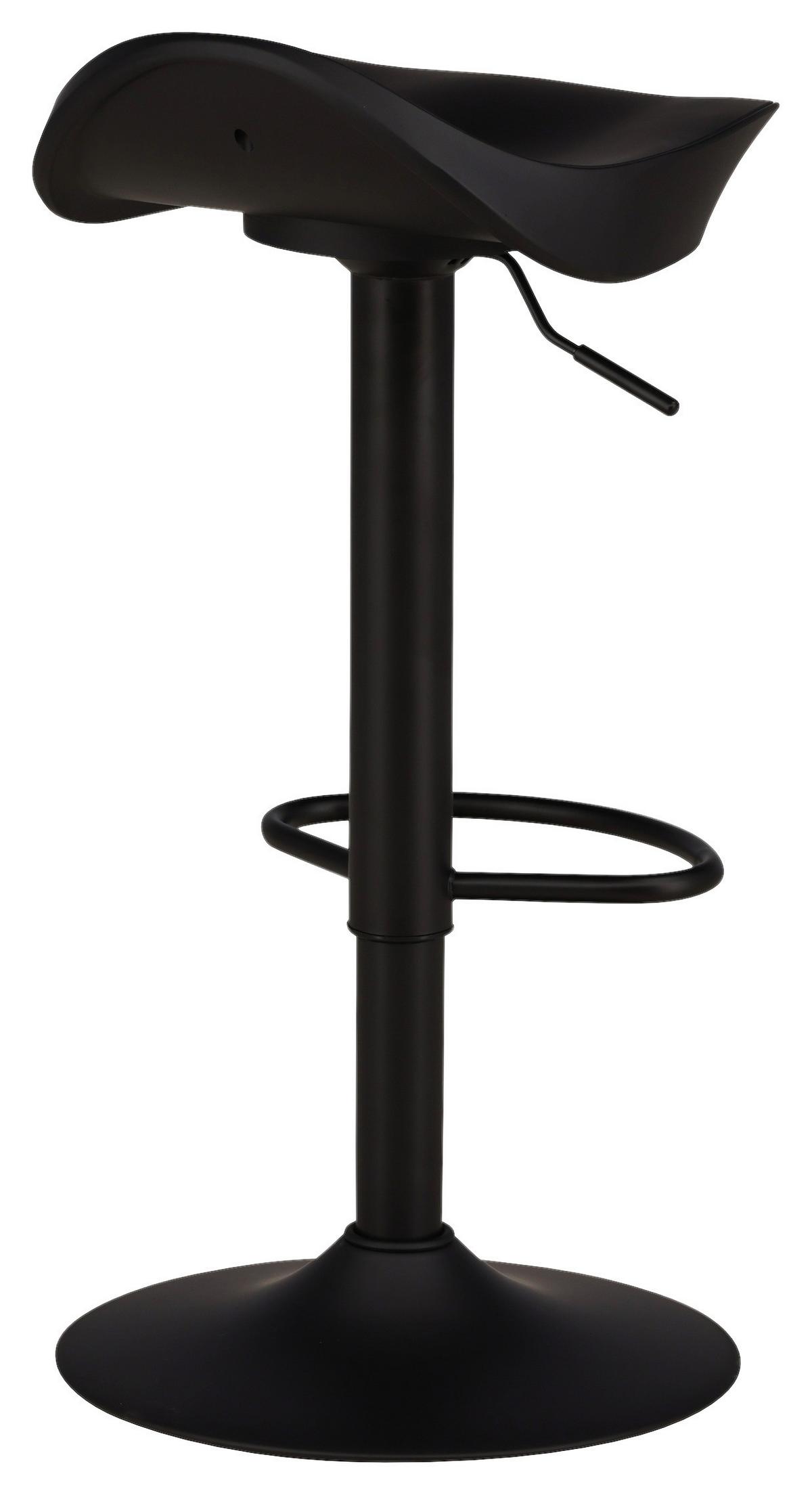 Barhocker-Set Adesto - Schwarz, Design, Kunststoff/Metall (40/69/38cm) - Livetastic