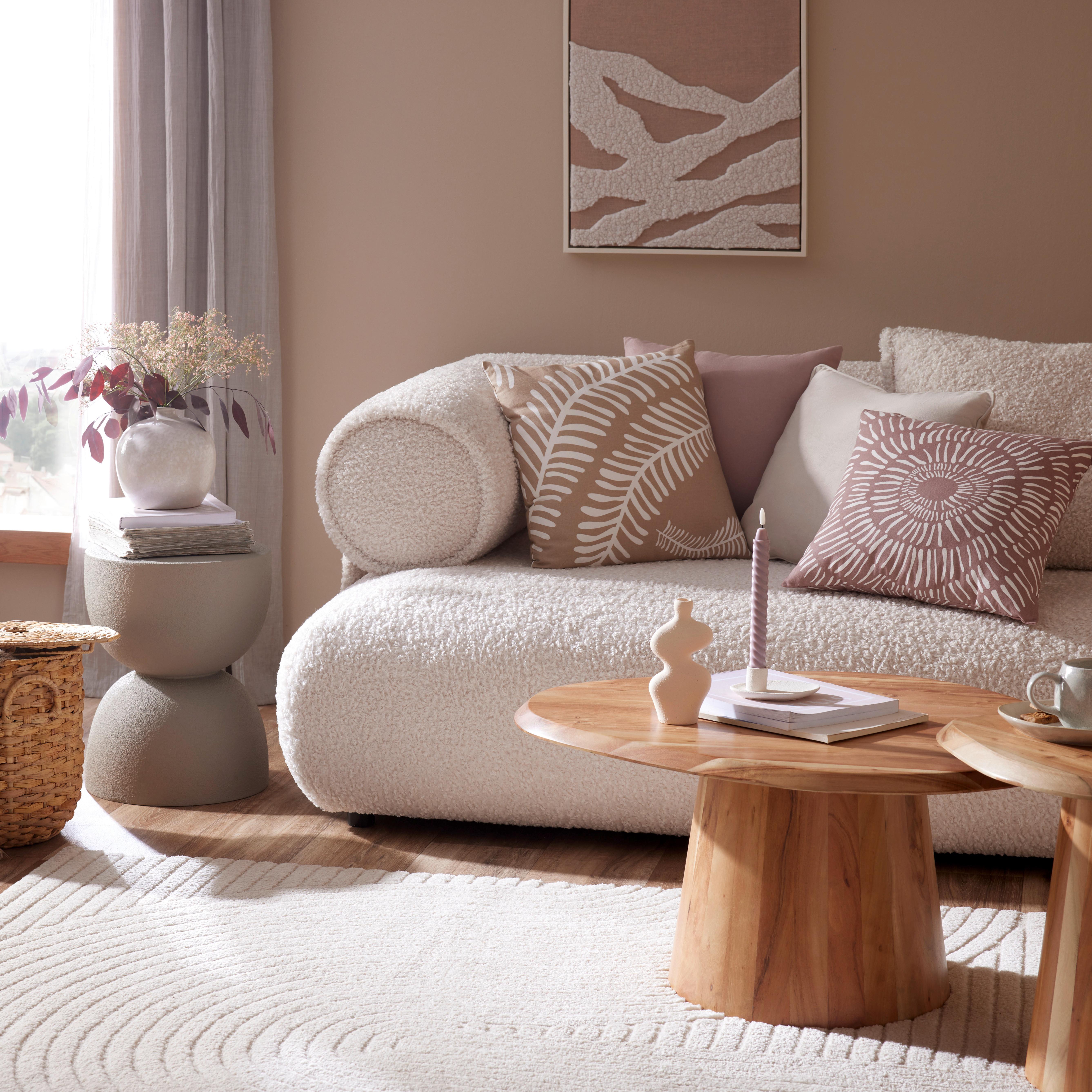 DEKORAČNÍ POLŠTÁŘ WILLOW - přírodní barvy, Moderní, textil (45/45cm) - Mömax