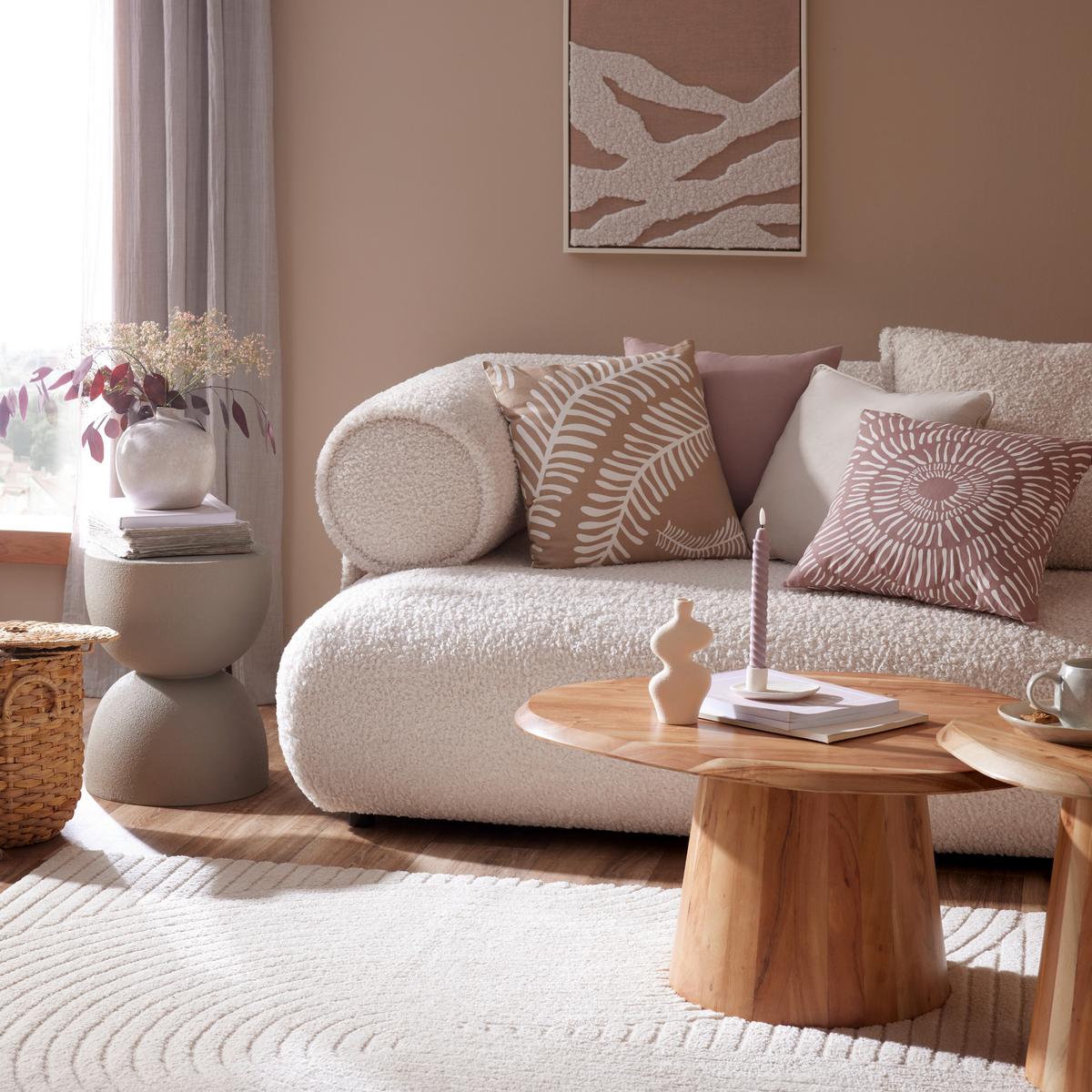 HOTOVÝ ZÁVĚS Ramona, 135/245cm, šedá - béžová, Moderní, textil (135/245cm) - Modern Living