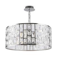 Kronleuchter Gelid - Chromfarben/Transparent, Trend, Glas/Metall (50/26.8cm) - MAYTONI