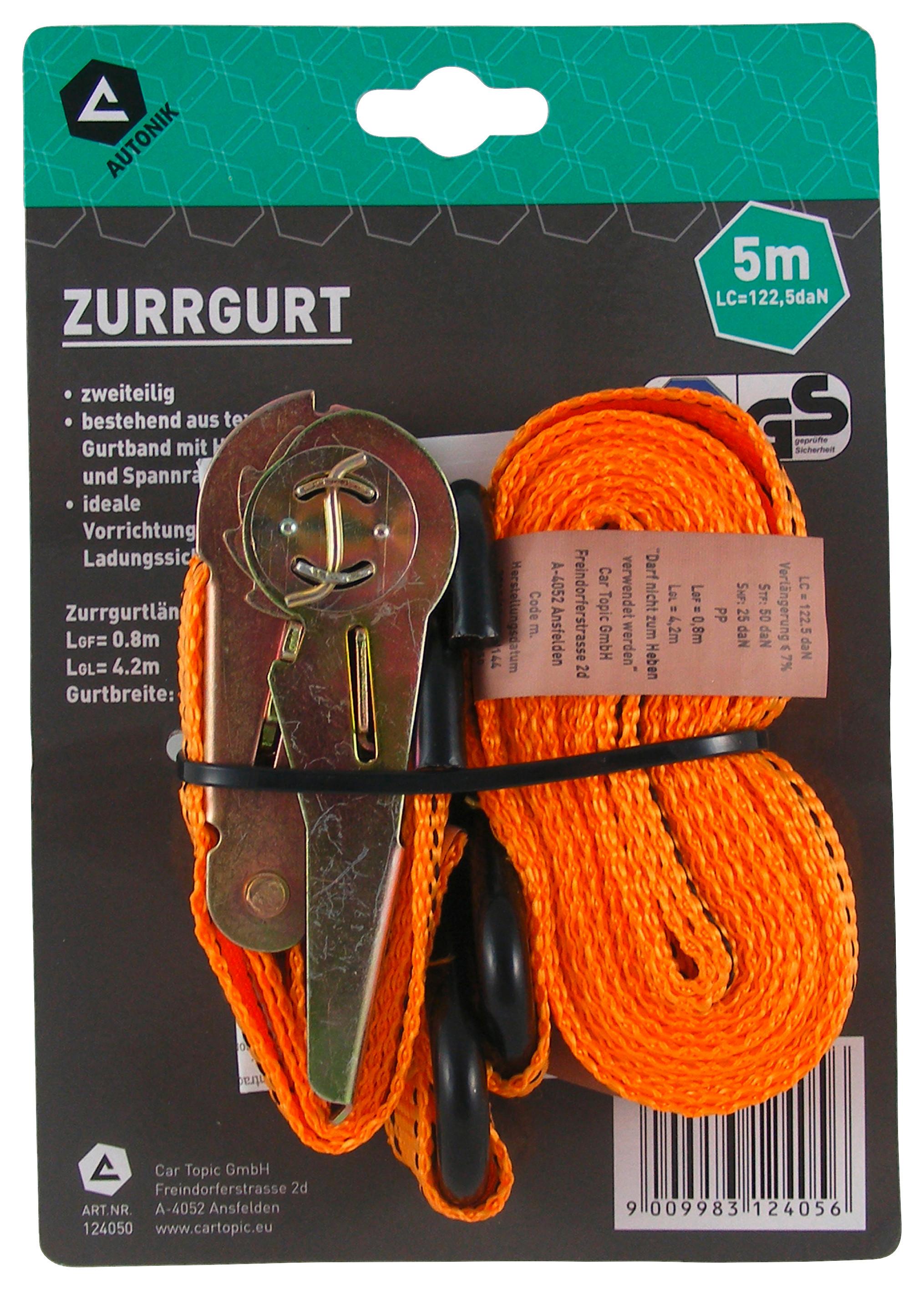 Spanngurt L: 5 M 2er-Set Mit Ratsche