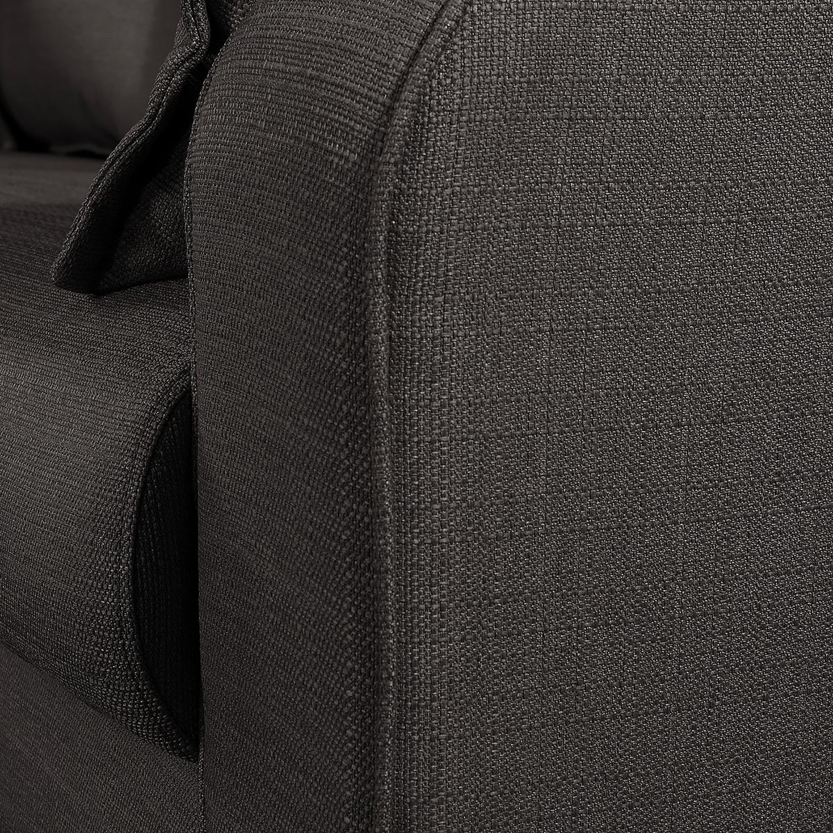 Ecksofa Beata Dunkelgrau S: 150x230 cm - Wengefarben/Dunkelgrau, Design, Textil (150/230cm) - Livetastic