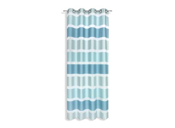 Ösenvorhang Melanie - Blau/Weiß, MODERN, Textil (140/245cm) - Luca Bessoni Ösenvorhang Melanie - Blau/Weiß, MODERN, Textil (140/245cm) - Luca Bessoni