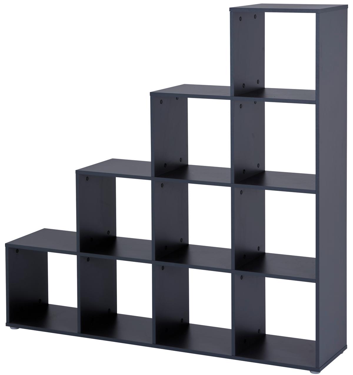 Raumteiler PISA 4 - Anthrazit, MODERN, Holzwerkstoff (149/148/35cm)