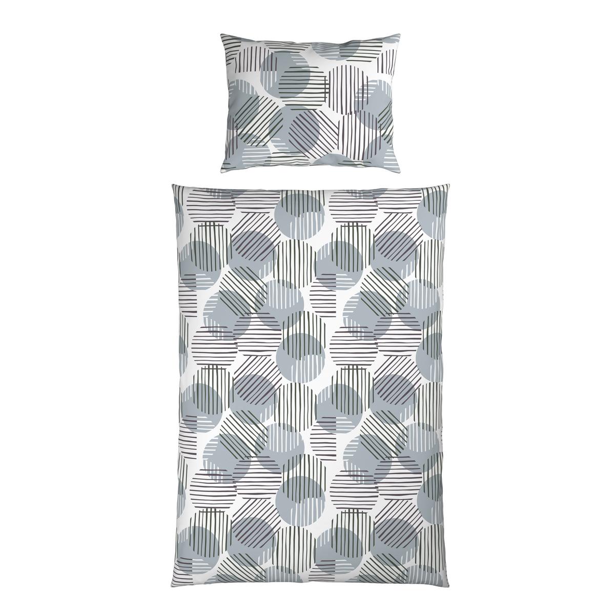 Bettwäsche Calgary - Grau, MODERN, Textil - Luca Bessoni
