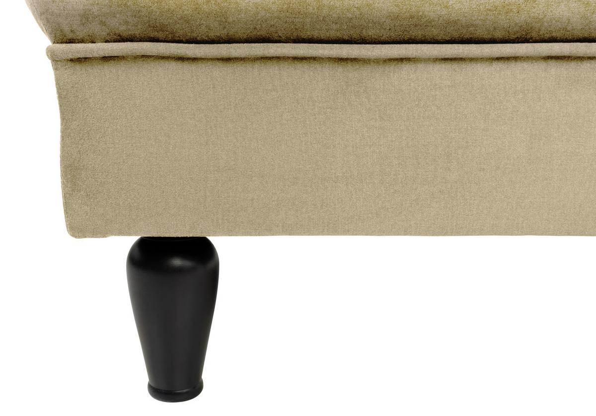 Hocker Cupido - Beige/Schwarz, Design, Textil (82/44/82cm) - MID.YOU