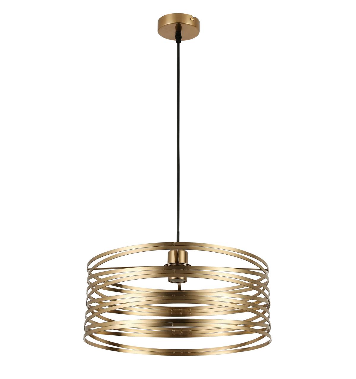 Závesné svietidlo Silvain,P/V:40/120cm,mosadzná - čierna/mosadzná, Modern, kov/plast (40/120cm) - Modern Living